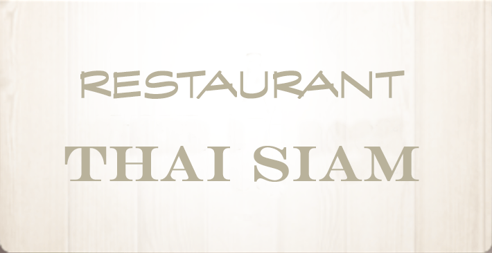 Restaurant thailandais Thai SIAM