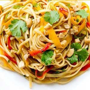 Pad thaï aux légumes